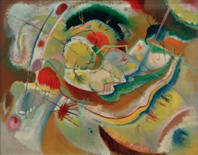 Kleines Bild mit Gelb von Wassily Kandinsky